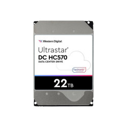 WD Ultrastar DC HC570 - HDD - 22 TB - interno - 3.5" - SAS 12Gb/s - 7200 rpm - buffer: 512 MB