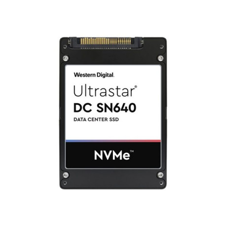 WD Ultrastar DC SN640 WUS4BB038D7P3E4 - SSD - crittografato - 3840 GB - interno - 2.5" - U.2 PCIe 3.1 x4 (NVMe) - 256 bit AES -