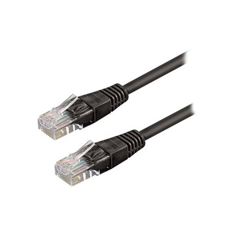 WP - Cavo patch - RJ-45 (M) a RJ-45 (M) - 50 cm - UTP - CAT 6 - nero