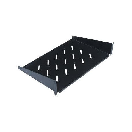 WP RACK - Mensola rack - nero, RAL 9005 - 1U - 19"