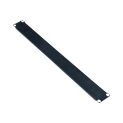 WP RACK - Pannello di riempimento - nero, RAL 9005 - 1U - 19"