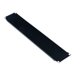 WP RACK - Pannello di riempimento - nero, RAL 9005 - 2U - 19"