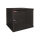 WP RACK RWA Series - Armadio - montaggio a parete - nero, RAL 9005 - 12U - 19"