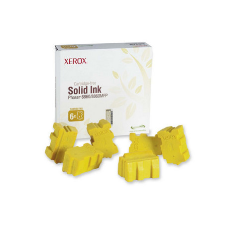 Xerox - Conf. 6 stick genuine Solid ink - Giallo - 108R00748 - 14.000 pag