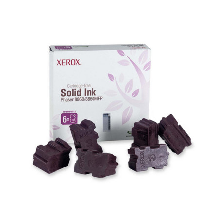 Xerox - Conf. 6 stick genuine Solid ink - Magenta - 108R00747 - 14.000 pag