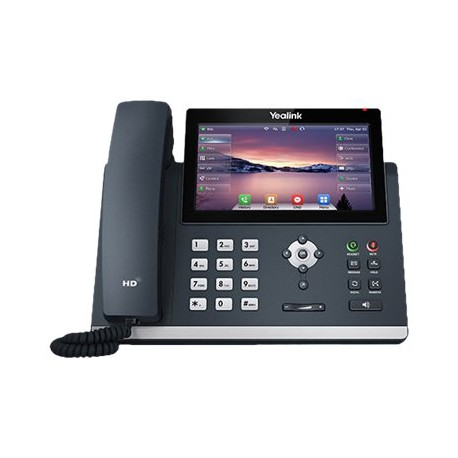 Yealink SIP-T48U - Telefono VoIP - 3-way capacità di chiamata - SIP, SIP v2, SRTP - 16 linee - grigio classico