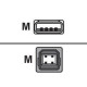 Zebra - Cavo USB - USB (M) a USB Tipo B (M) - 1.8 m - per Zebra GX420- GK Series GK420- GX Series GX430- LP 2824, 2844- TLP 282