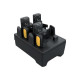 Zebra Four Slot Charge Only Cradle - Supporto ricarica scanner per codici a barre - connettori di uscita 4 - per Zebra RS5100