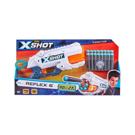 Zuru X-Shot Excel - Double Reflex 6 Foam Dart Blaster Combo Pack