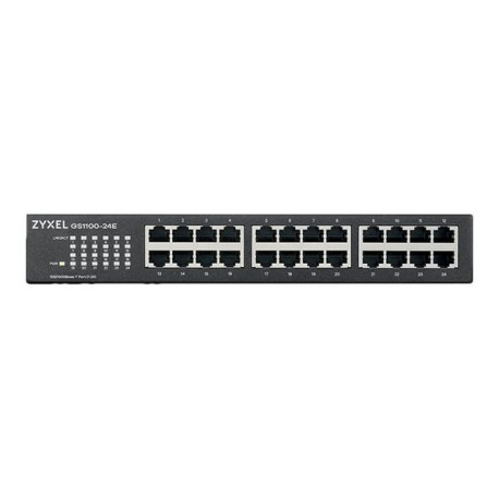 Zyxel GS-1100-24E - Switch - unmanaged - 24 x 10/100/1000 - montabile su rack, montaggio a parete