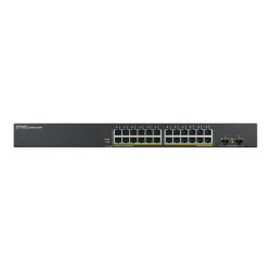 Zyxel GS1900-24HPv2 - Switch - intelligente - 24 x 10/100/1000 (PoE) + 2 x 10/100/1000 - montabile su rack, montaggio a parete 