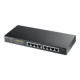 Zyxel GS1900-8HP - Switch - intelligente - 8 x 10/100/1000 (PoE+) - desktop, montaggio a parete - PoE+ (70 W)