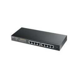 Zyxel GS1900-8HP - Switch - intelligente - 8 x 10/100/1000 (PoE+) - desktop, montaggio a parete - PoE+ (70 W)