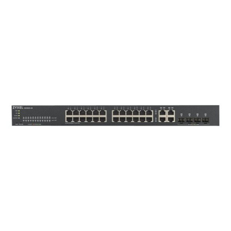 Zyxel GS1920-24v2 - Switch - intelligente - 24 x 10/100/1000 + 4 x combo Gigabit SFP - montabile su rack