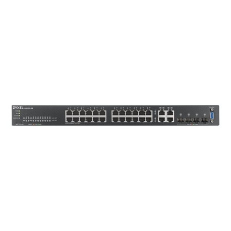 Zyxel GS2220-28 - Switch - gestito - 24 x 10/100/1000 + 4 x combo Gigabit SFP - montabile su rack