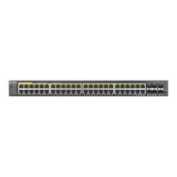 Zyxel GS2220-50HP - Switch - gestito - 44 x 10/100/1000 (PoE+) + 4 x combo Gigabit SFP + 2 x Gigabit SFP - montabile su rack - 