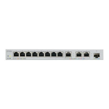 Zyxel XGS1250-12 - Switch - gestito - 8 x 10/100/1000 + 3 x 100/1000/2.5G/5G/10GBase-T + 1 x SFP+ - desktop