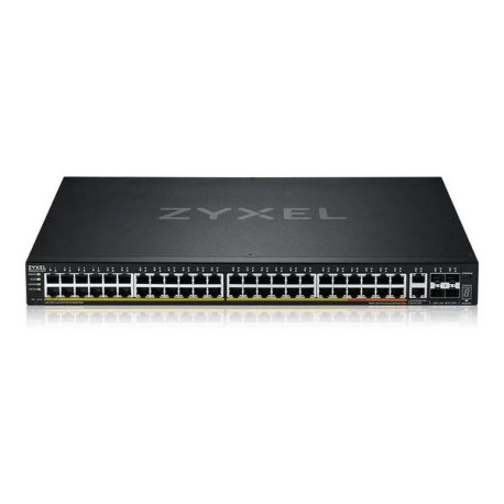 Zyxel XGS2220 Series XGS2220-54FP - Switch - L3 access, NebulaFLEX Cloud, 960 W - gestito - 48 x Gigabit Ethernet + 6 x 10 Giga