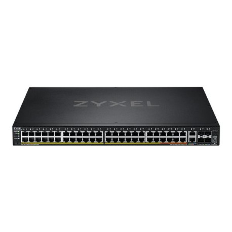 Zyxel XGS2220 Series XGS2220-54HP - Switch - 48-port GbE L3 access, NebulaFLEX Cloud, with 6 10G uplink - gestito - 40 x 10/100