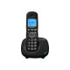 Alcatel XL535 - Telefono cordless con ID chiamante - 3-way capacità di chiamata - nero