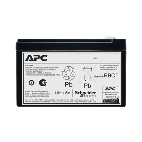 APC Replacement Battery Cartridge -175 - Batteria UPS (equivalente a: APC RBC175) - 1 batteria x - Piombo - nero