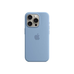 Apple - Cover per cellulare - Compatibilità MagSafe - silicone - blu inverno - per iPhone 15 Pro