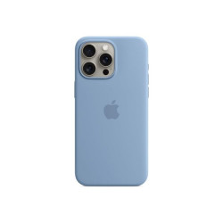 Apple - Cover per cellulare - Compatibilità MagSafe - silicone - blu inverno - per iPhone 15 Pro Max