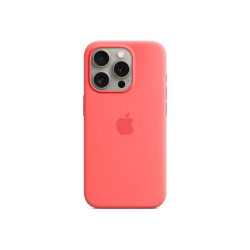 Apple - Cover per cellulare - Compatibilità MagSafe - silicone - guava - per iPhone 15 Pro