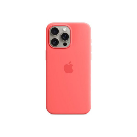 Apple - Cover per cellulare - Compatibilità MagSafe - silicone - guava - per iPhone 15 Pro Max