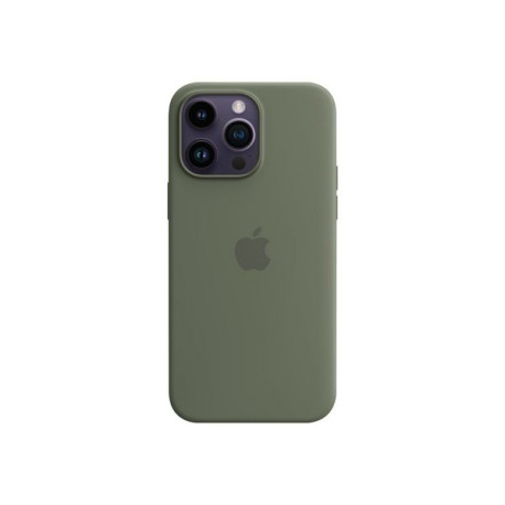 Apple - Cover per cellulare - Compatibilità MagSafe - silicone - olive - per iPhone 14 Pro Max