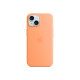 Apple - Cover per cellulare - Compatibilità MagSafe - silicone - sorbetto all'arancio - per iPhone 15