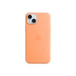 Apple - Cover per cellulare - Compatibilità MagSafe - silicone - sorbetto all'arancio - per iPhone 15 Plus