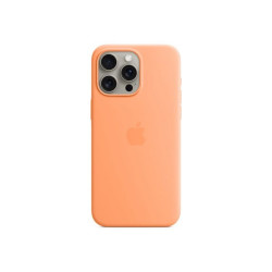 Apple - Cover per cellulare - Compatibilità MagSafe - silicone - sorbetto all'arancio - per iPhone 15 Pro Max