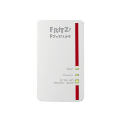 AVM FRITZ!Powerline 1240E - WLAN Set - kit adattatore powerline - GigE, HomePlug AV (HPAV) 2.0, IEEE 1901 - 802.11b/g/n - 2,4 G