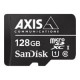 AXIS Surveillance - Scheda di memoria flash (adattatore da microSDXC a SD in dotazione) - 128 GB - UHS-I U1 / Class10 - UHS-I m