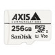 AXIS Surveillance - Scheda di memoria flash (adattatore da microSDXC a SD in dotazione) - 256 GB - Video Class V30 / UHS Class 