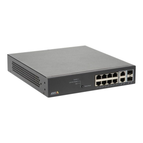 Axis T8508 PoE+ Network Switch - Switch - gestito - 8 x 10/100/1000 (PoE+) + 2 x SFP Gigabit combo (uplink) - desktop, montabil