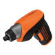 BLACK+DECKER CS3652LC-QW - Cacciavite - cordless - 1 velocità 6.25 mm - 5.5 N·m - 3.6 V