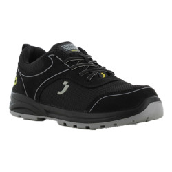 Calzatura bassa da lavoro Ecocador S1P LOW - numero 38 - maglia/microfibra riciclata - nero - Safety Jogger