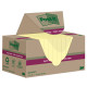 Blocco foglietti Post it  SuperSticky Green - 622R-SSCY - 47,6 x 47,6 mm - carta riciclata - giallo Canary - 70 fogli - Post it