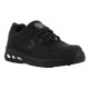 Calzatura bassa da lavoro Ecofitz S1P LOW - numero 36 - maglia riciclata - nero - Safety Jogger