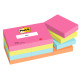 Blocco Post it  - 653-POP - 38 x 51 mm - 100 fogli - colori Popmistic - Post-it  - conf. 12 pezzi