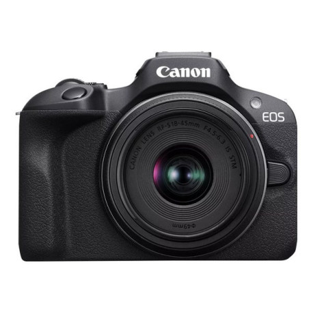 Canon EOS R100 - Fotocamera digitale - senza specchio - 24.1 MP - APS-C - 4K / 29.97 fps - 2.5zoom ottico x Obiettivi RF-S 18-4