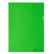 Cartelline a L - 22 x 30 cm - PE Bio-Based - liscio superior - verde - Favorit - conf. 25 pezzi