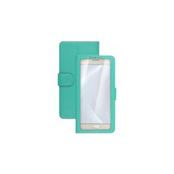 CELLY UNICAVIEW XXL - Flip cover per cellulare - tiffany