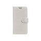 Celly Wally Unica XL - Flip cover per cellulare - ecopelle - bianco