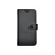 Celly Wally Unica XL - Flip cover per cellulare - ecopelle - nero