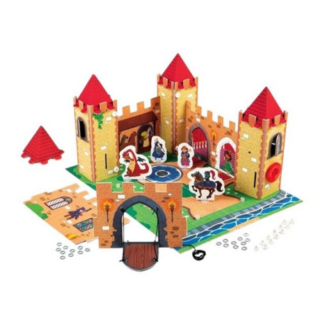 Clementoni Sapientino Build and Play The Castle - Kit da lavoro