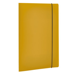 Cartellina 3 lembi HOLOS - PP - 25 x 35cm - giallo sabbia - Fellowes