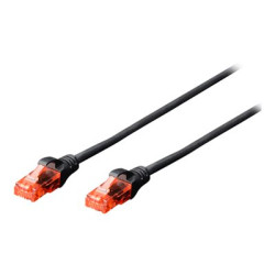 DIGITUS Professional - Cavo patch - RJ-45 (M) a RJ-45 (M) - 2 m - UTP - CAT 6 - IEEE 802.3 - senza alogeni, stampato, antiaggro